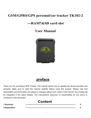 Manual tk102 slot microsd